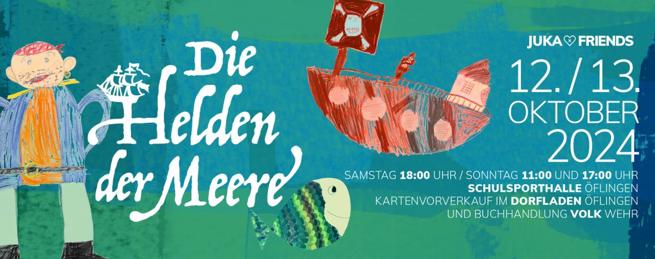 Musical »Die Helden der Meere« 12. und 13. Oktober 2024 